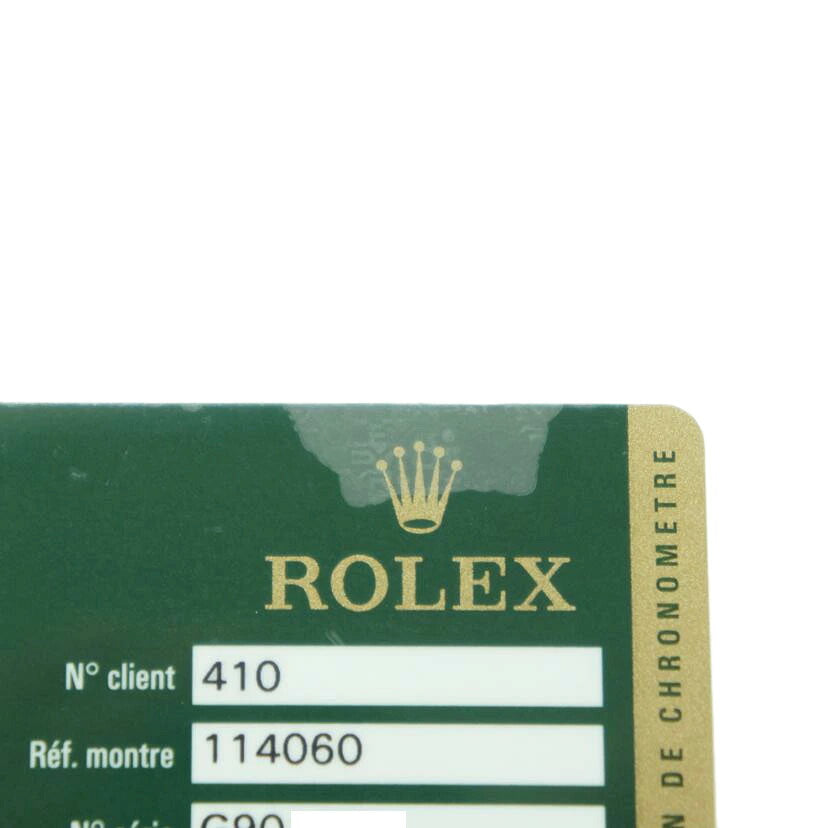 ROLEX ロレックス/サブマリーナー・ノンデイト・ブラック/G番/114060//G90****/Aランク/94