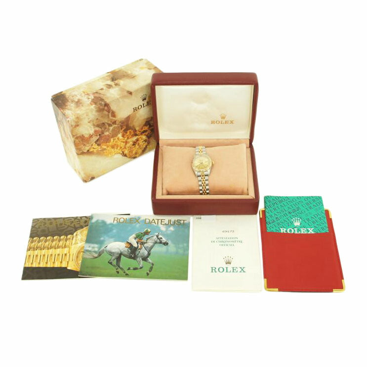 ROLEX ロレックス/デイトジャスト・レディース・SS×YG／R番/69173//R98****/SAランク/85