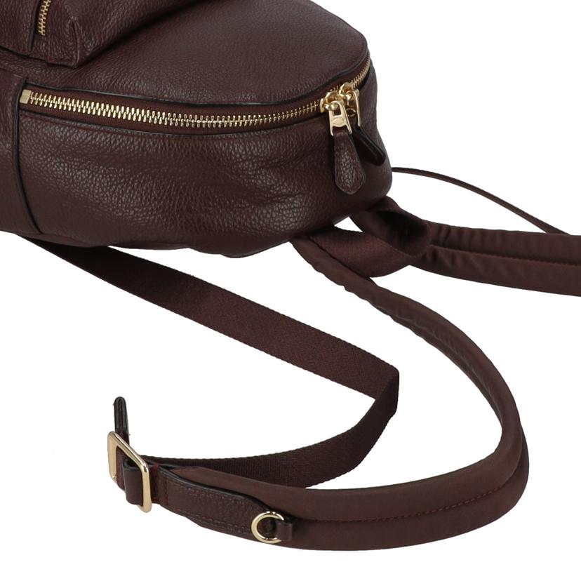 COACH/ロゴ／レザーリュック/F38263//J17**/Aランク/78