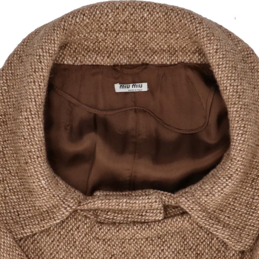 miumiu ミウミウ/ツイードウール×モヘアコート/MH801//ｻｲｽﾞ:40/ABランク/91