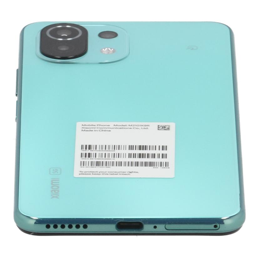 Xiaomi　 シャオミ　/スマートフォン／Mi　11　Lite　5G　128GB　SIMフリー/M2101K9R//ab4104a5/Bランク/05