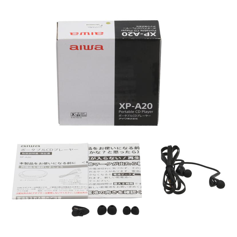 AIWA アイワ　/ポータブルCDプレーヤー/XP-A20//230500348/Aランク/69