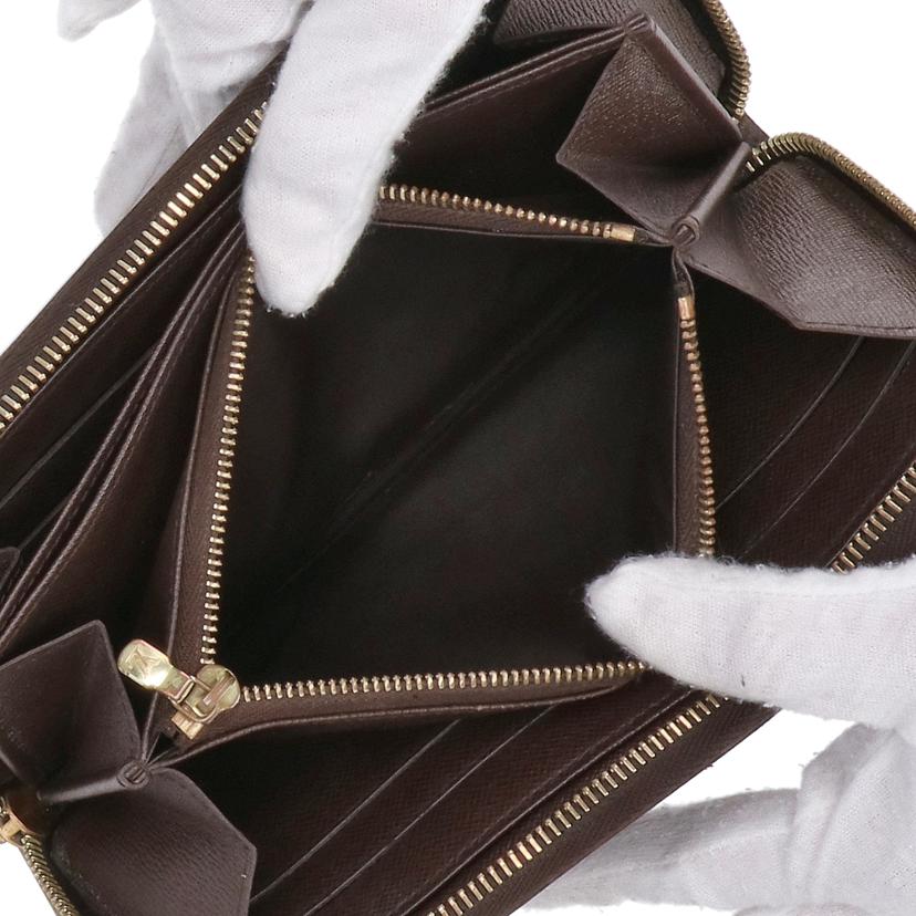 LOUIS　VUITTON ルイ・ヴィトン/ジッピーウォレット／ダミエ／エベヌ/N60015//CA3***/Bランク/18