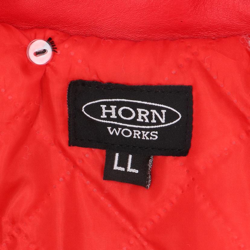 HORN　WORKS ホーンワークス/レザーライダースジャケット／レッド//ABランク/20