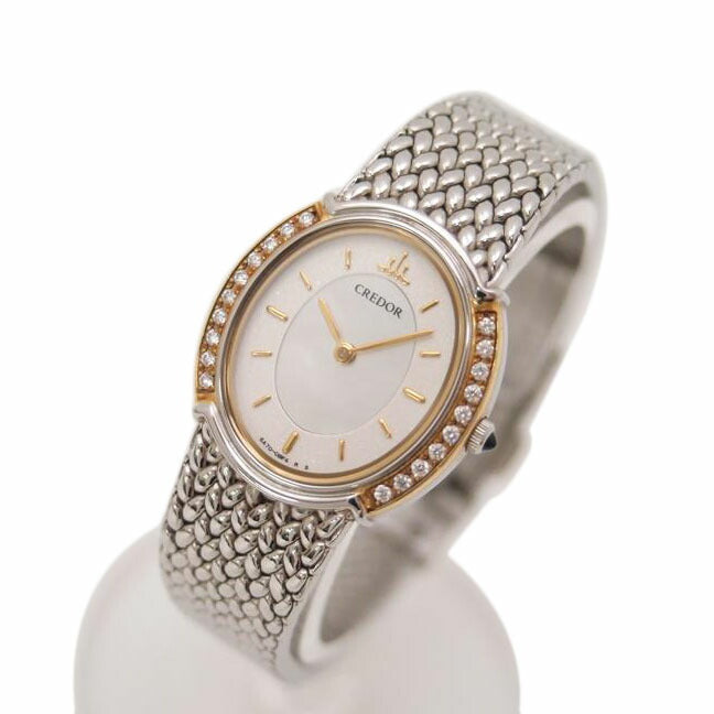SEIKO セイコー/クレドール／ダイヤベゼル／クオーツ/GSWE942//890***/Aランク/69