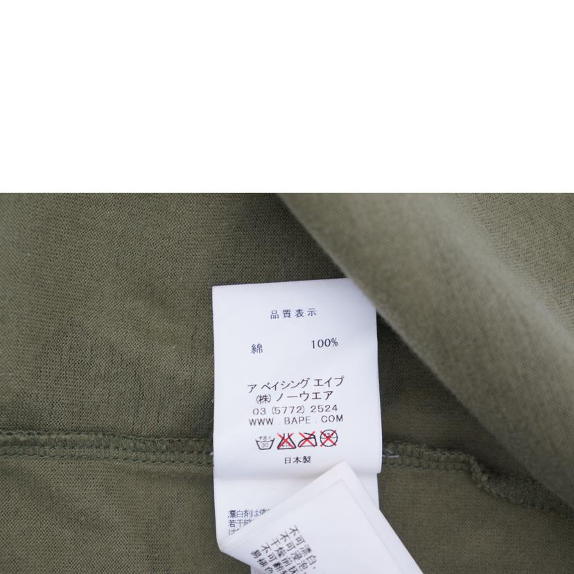A　BATHING　APE アベイシングエイプ/シャーク／コットンTシャツ／カモフラージュ/001CSC801002X//ABランク/18