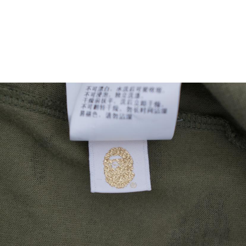 A　BATHING　APE アベイシングエイプ/シャーク／コットンTシャツ／カモフラージュ/001CSC801002X//ABランク/18