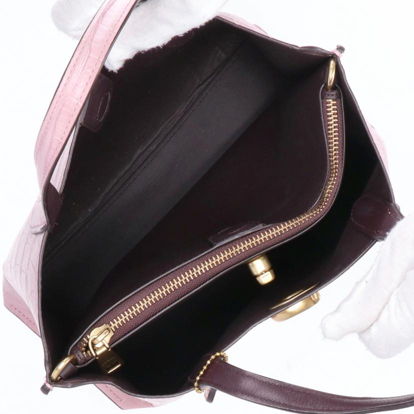 COACH コーチ/ウィロウトート24／2WAYバッグ／ピンク/C8632//L21**/Aランク/18