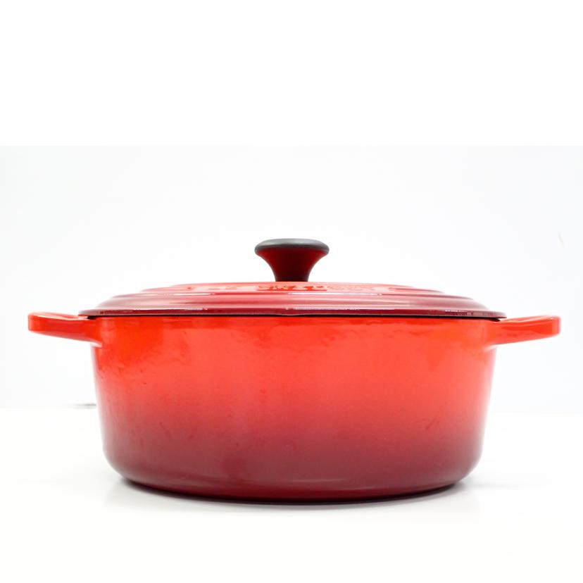 LE　CREUSET ルクルーゼ/ココットオーバル　シグニチャー25cm//Aランク/62