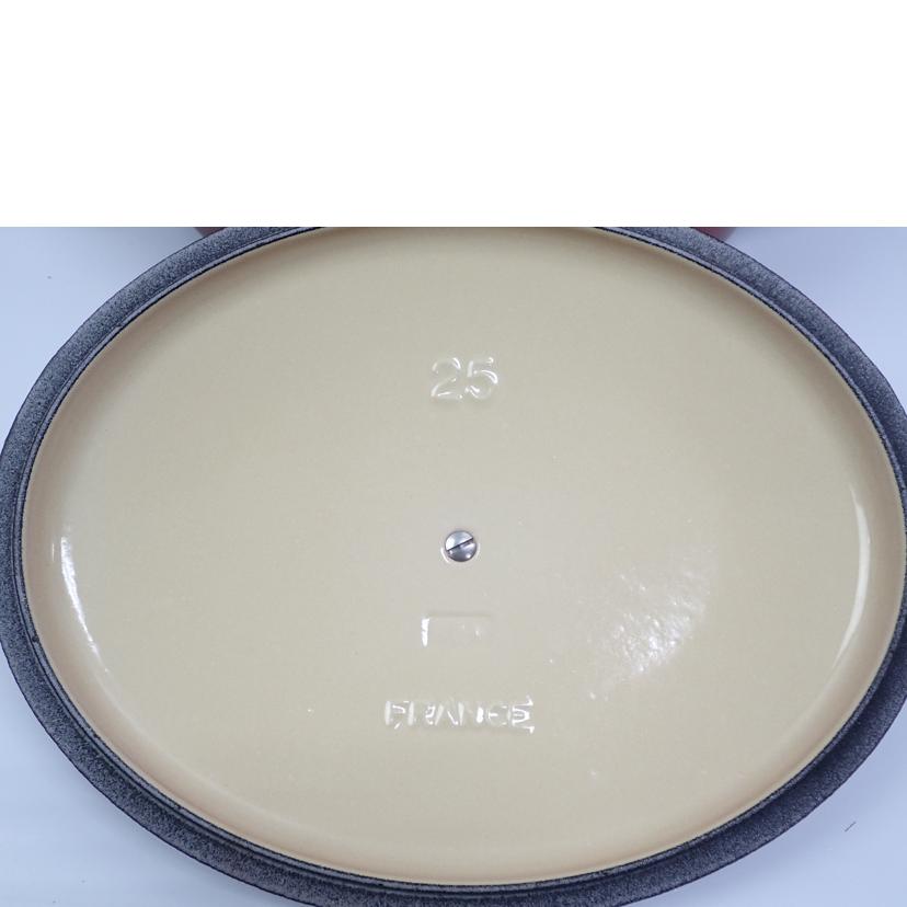 LE　CREUSET ルクルーゼ/ココットオーバル　シグニチャー25cm//Aランク/62