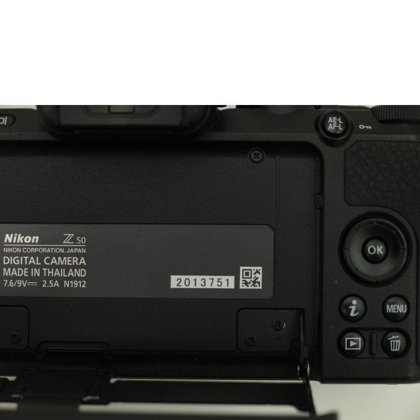 Nikon ニコン/ミラーレス一眼レフカメラ　ボディ/Z50//2013751/Bランク/69
