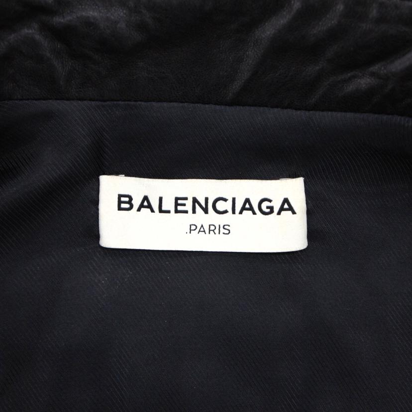 BALENCIAGA バレンシアガ/ラムレザーライダースジャケット/256302//ｻｲｽﾞ:36/Aランク/91