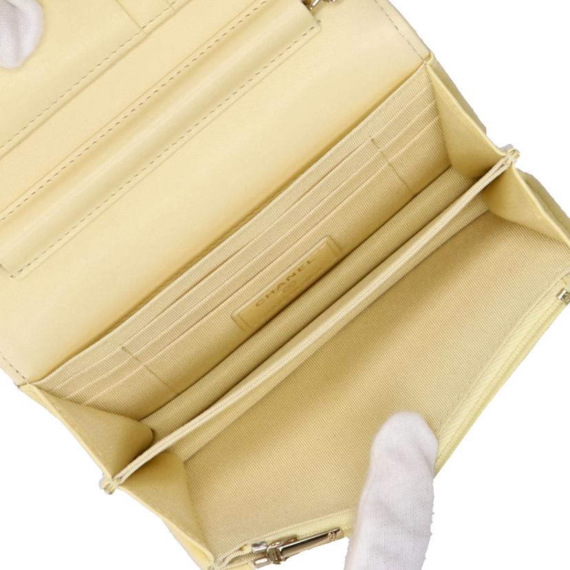 CHANEL　/マトラッセ　ミニチェーンウォレット　//309*****/Bランク/21