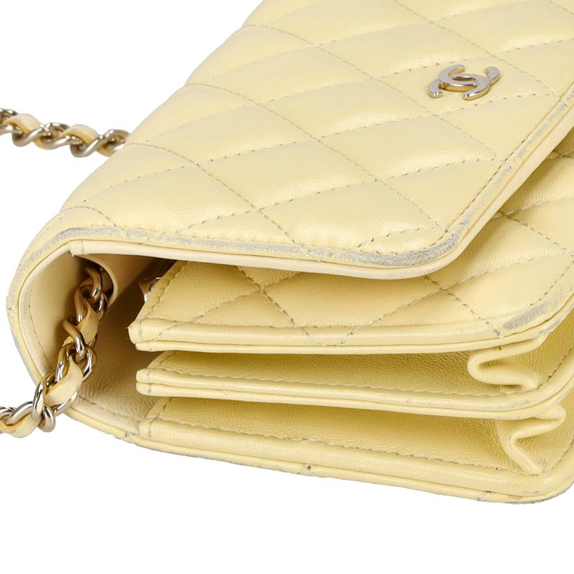 CHANEL　/マトラッセ　ミニチェーンウォレット　//309*****/Bランク/21