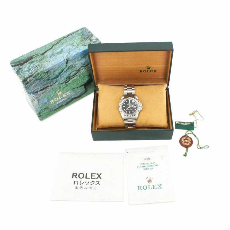 ROLEX ロレックス/エクスプローラー2／黒文字盤/16570//A29****/Aランク/75