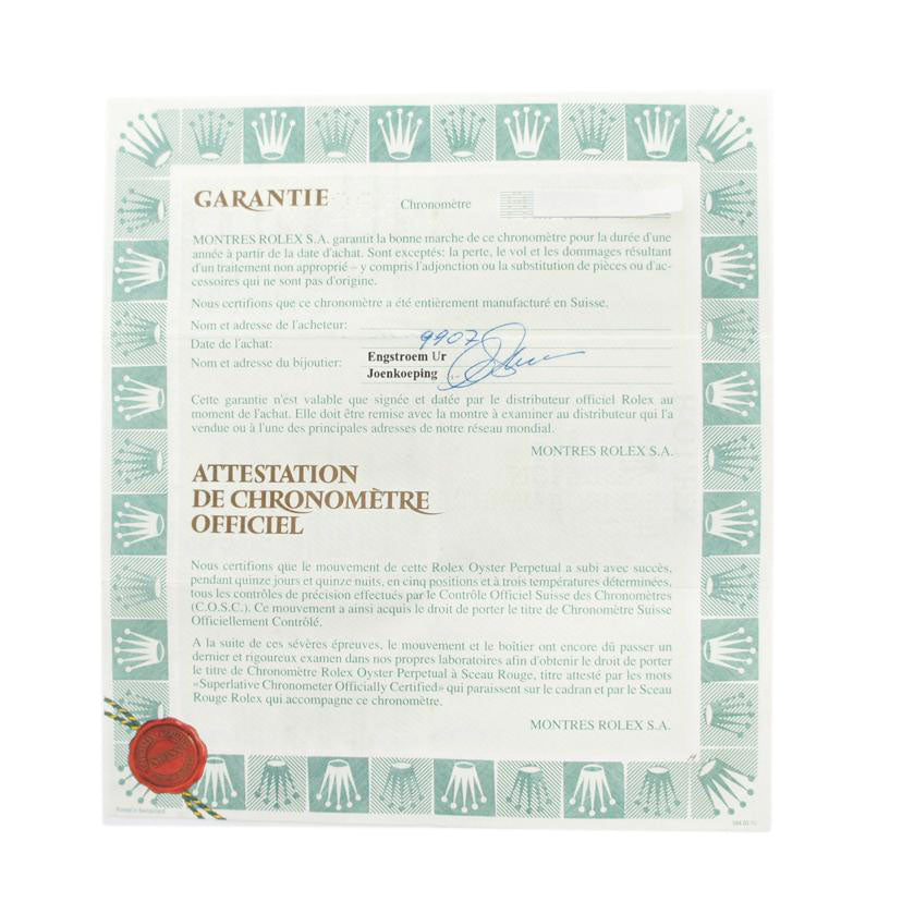 ROLEX ロレックス/エクスプローラー2／黒文字盤/16570//A29****/Aランク/75