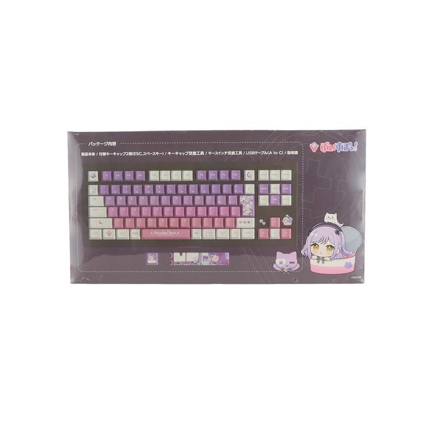 バーチャルエンターテイメント バーチャルエンターテイメント/【未開封】ゲーミングキーボード/VSPO!GEAR 紫宮るなEdition//SAランク/62
