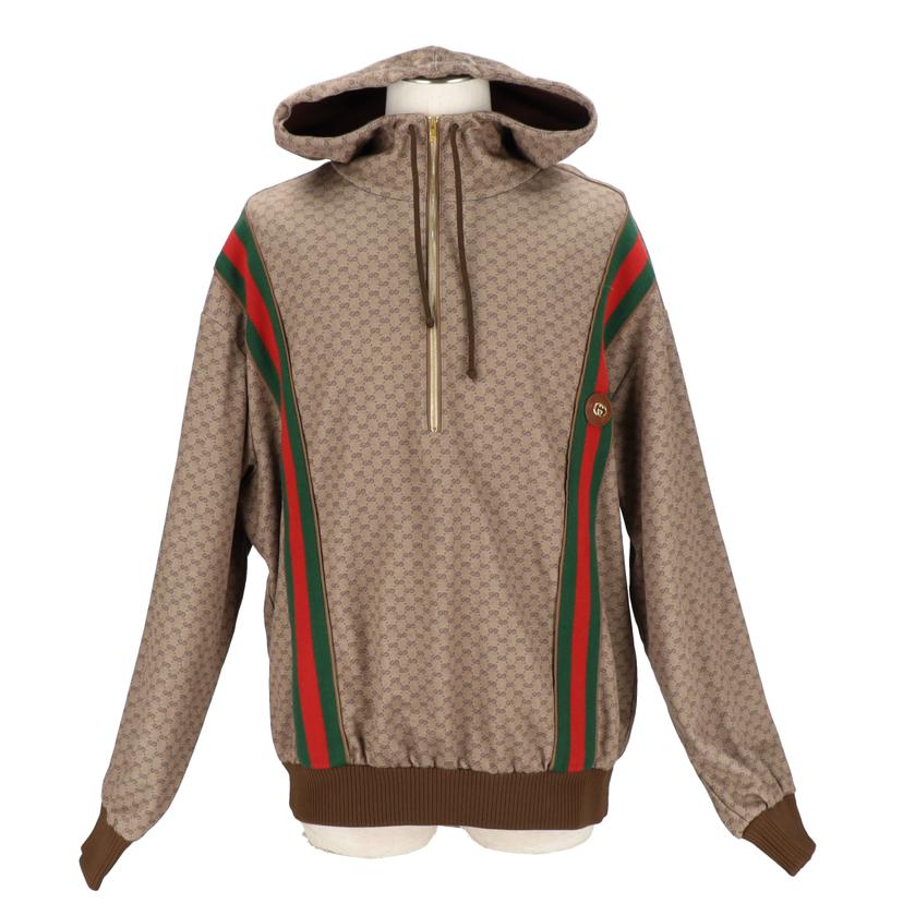 GUCCI／25 グッチ/ミニGG柄シェリーラインパーカー／L/655153//Aランク/75