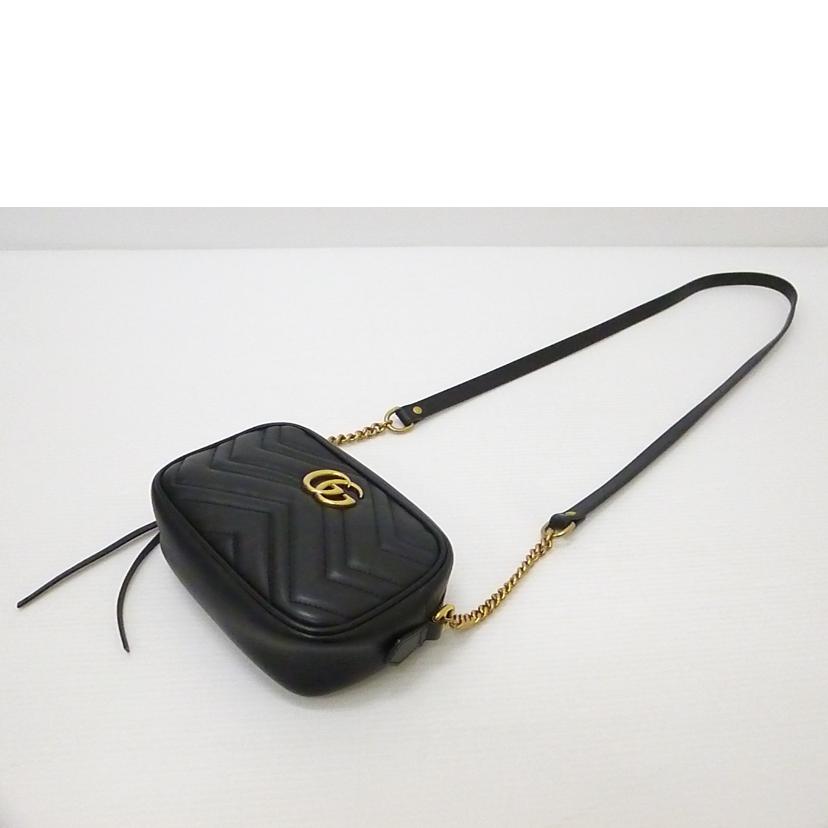 GUCCI グッチ/GGマーモントチェーンショルダーキルティングバッグ/448065//204***/ABランク/88