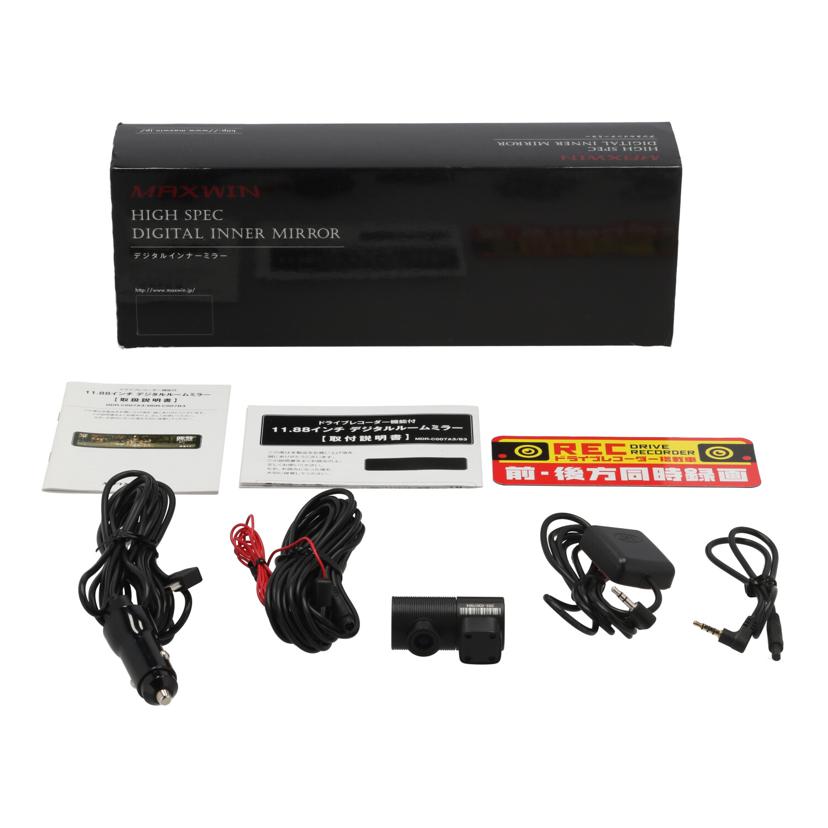 MAXWIN マックスウィン/ドライブレコーダー/ MDR-C007B3//202103 0467/Bランク/67