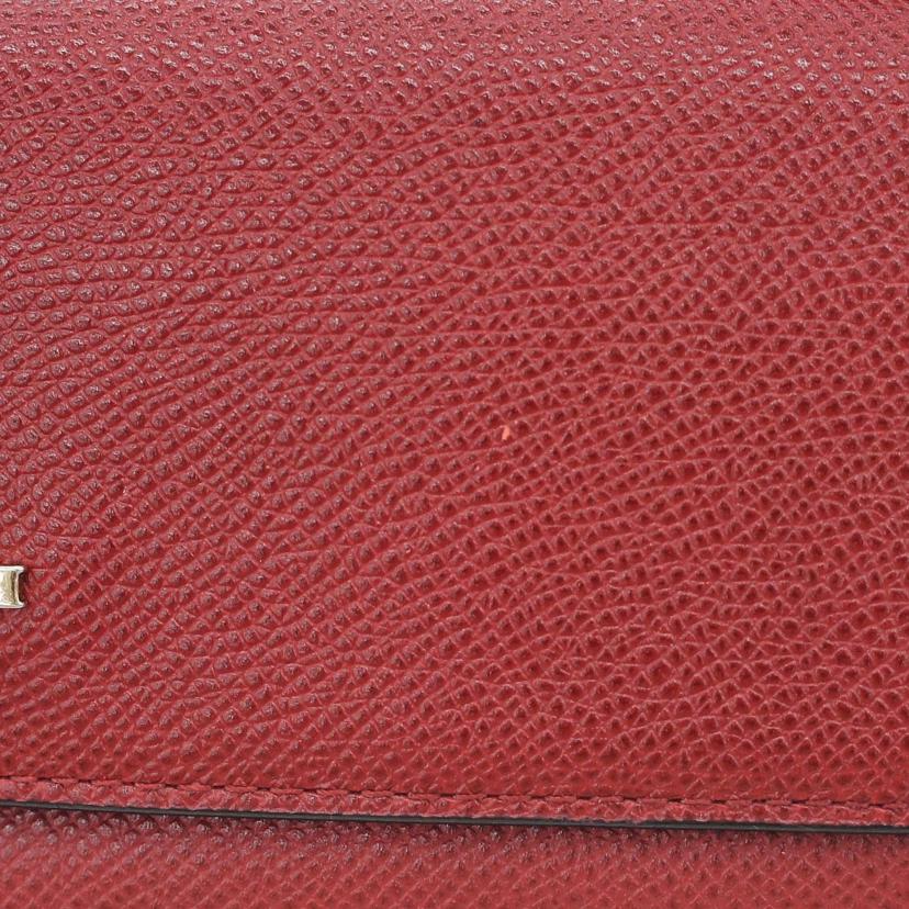 COACH コーチ/クロスグレインレザー／二つ折り長財布／レッド/52331//H14**/Aランク/18