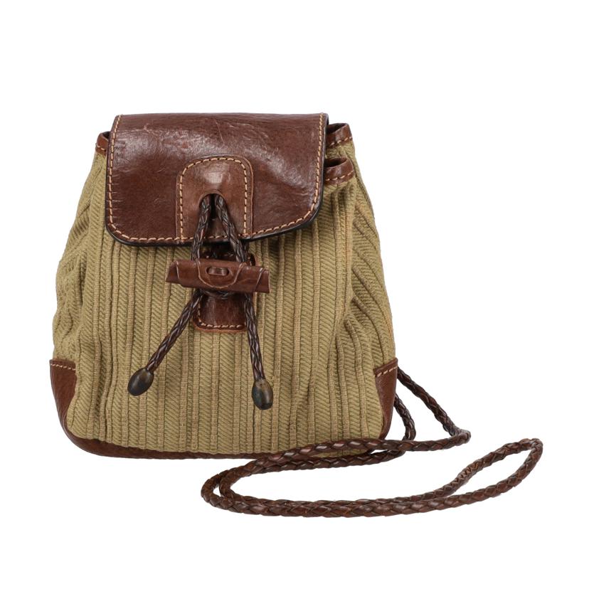 BALLY バリー/ミニショルダーバッグ／レザー×キャンバス//ABランク/18