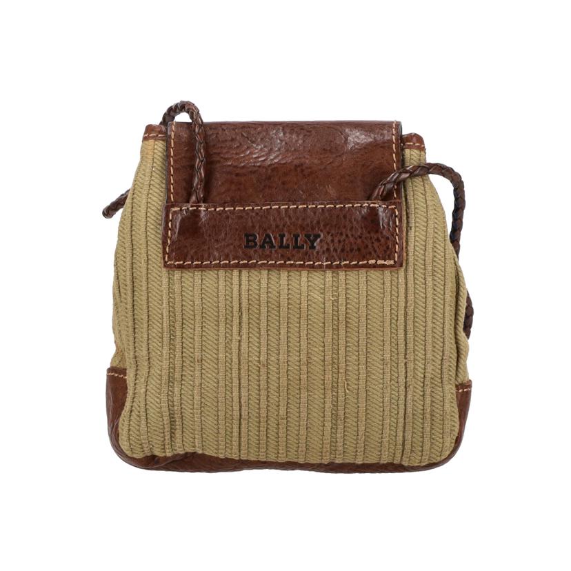 BALLY バリー/ミニショルダーバッグ／レザー×キャンバス//ABランク/18