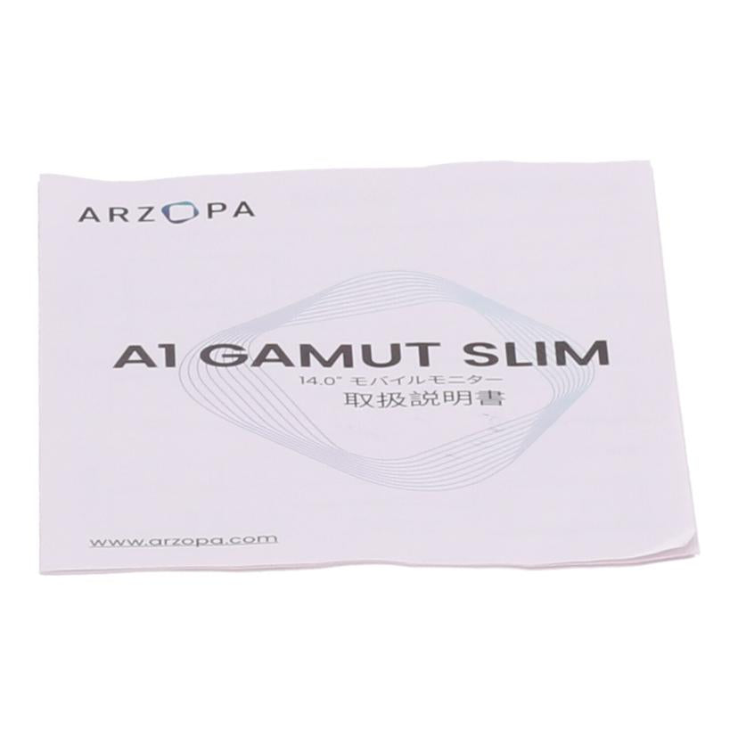ARZOPA ARZOPA/モバイルモニター14インチ/A1 GAMUT SLIM//K140TL0323153467/Bランク/18