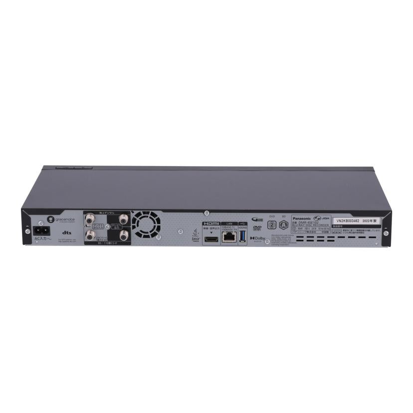 Panasonic パナソニック　/BDレコーダー／4Kディーガ/DMR-4SE102//VN2KB003462/Bランク/70