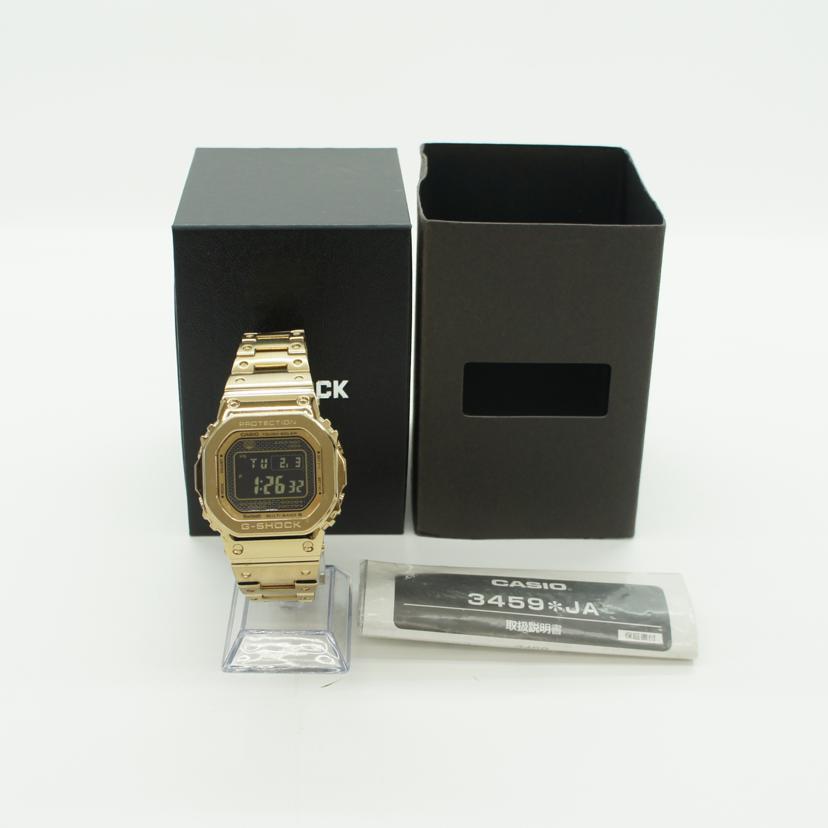 CASIO カシオ/G－SHOCK／フルメタル／電波ソーラー×スマホリンク/GMW-B5000GD-9JF//201*****/ABランク/24