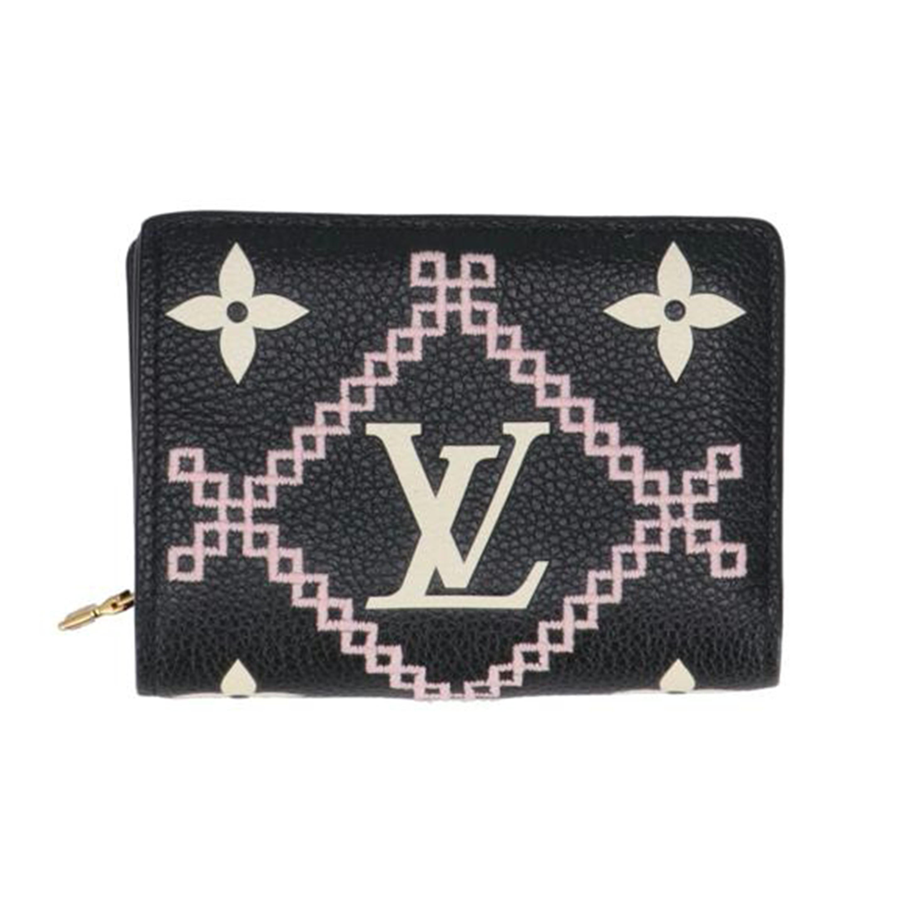 LOUIS VUITTON ルイヴィトン/ポルトフォイユ・クレア/アンプラント・ブロデリー/ノワール/M81139//RFI****/Aランク/25
