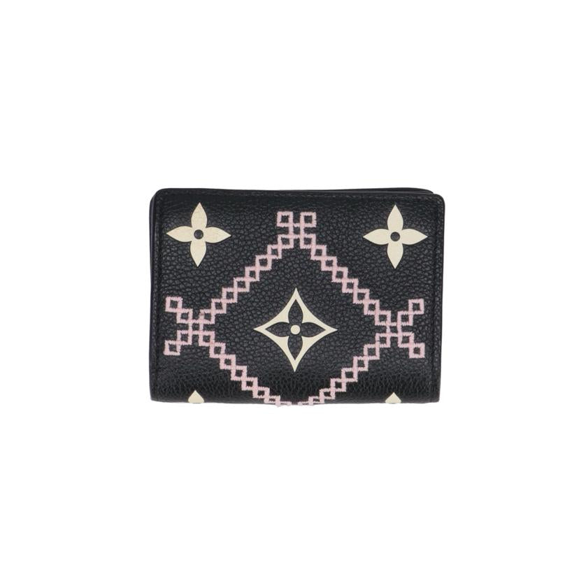 LOUIS VUITTON ルイヴィトン/ポルトフォイユ・クレア/アンプラント・ブロデリー/ノワール/M81139//RFI****/Aランク/25