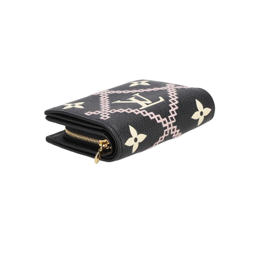 LOUIS VUITTON ルイヴィトン/ポルトフォイユ・クレア/アンプラント・ブロデリー/ノワール/M81139//RFI****/Aランク/25