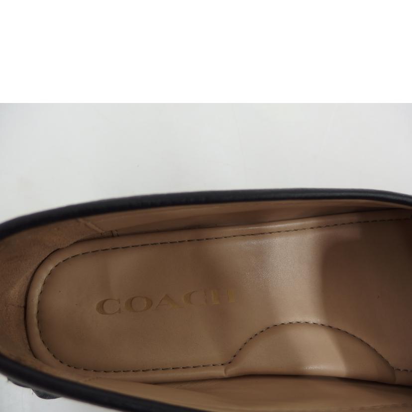 COACH コ-チ/マ－リ- ドライバ-レザ-ロ-ファ-/ブラック//ABランク/82