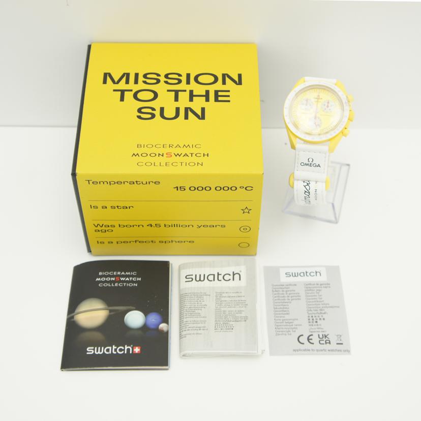 OMEGA×swatch オメガ×スウォッチ/ムーンスウォッチ　MISSION　TO　THE　SUN　クオーツ/SO33J100//SAランク/05