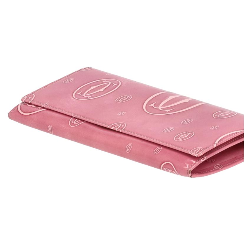Cartier カルティエ/ハッピーバースデー／二つ折り長財布／ピンク//Bランク/18
