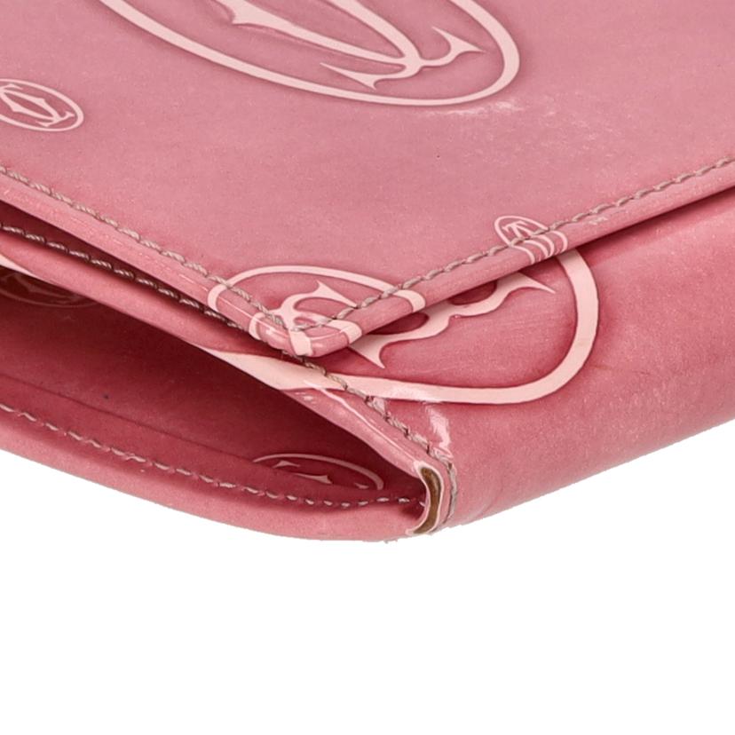 Cartier カルティエ/ハッピーバースデー／二つ折り長財布／ピンク//Bランク/18