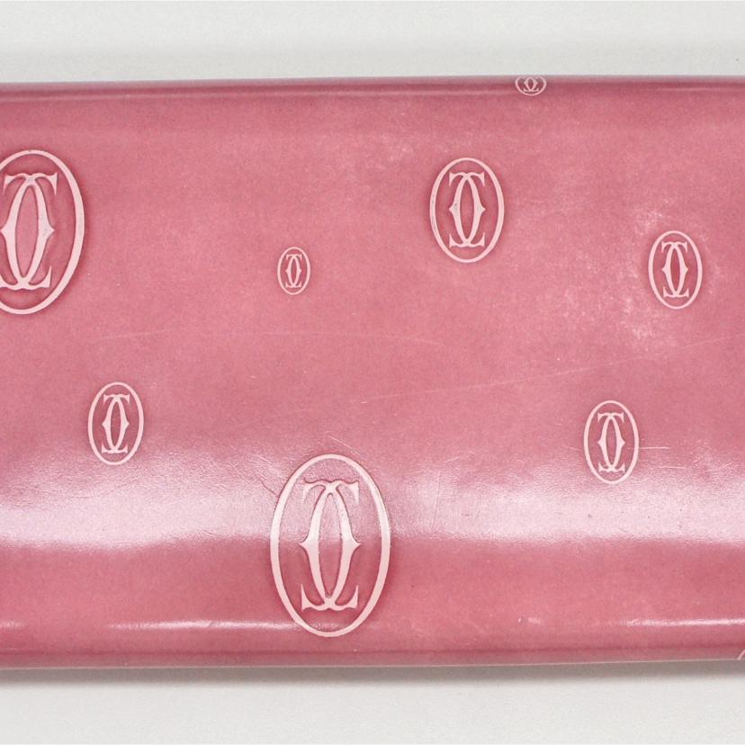 Cartier カルティエ/ハッピーバースデー／二つ折り長財布／ピンク//Bランク/18