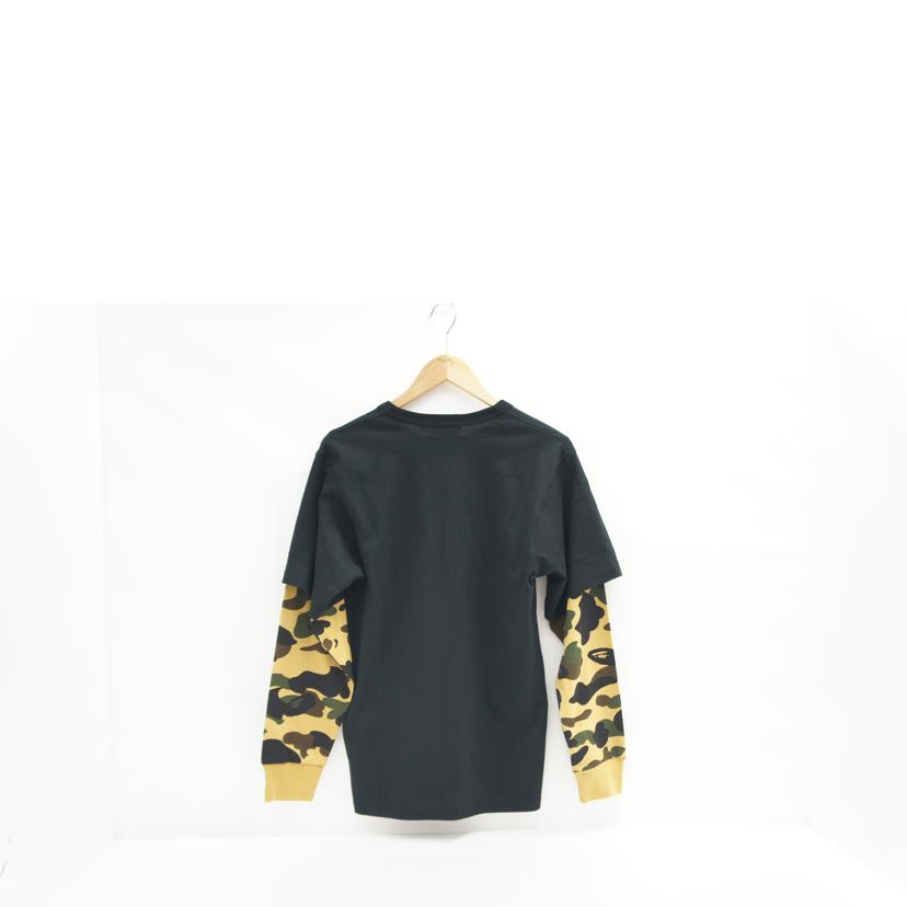 A　BATHING　APE アベイシングエイプ/迷彩切り替え長袖Tシャツ/001LTH801009M//サイズ　S/Bランク/05