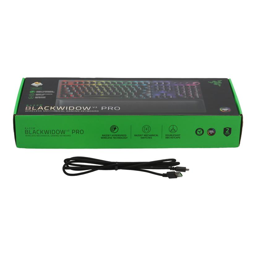 Razer レイザー　/ワイヤレスゲーミングキーボード／BlackWidow　V3　Pro　JP　/RZ03-03532000-R3J1//I02222F52500561/Bランク/62