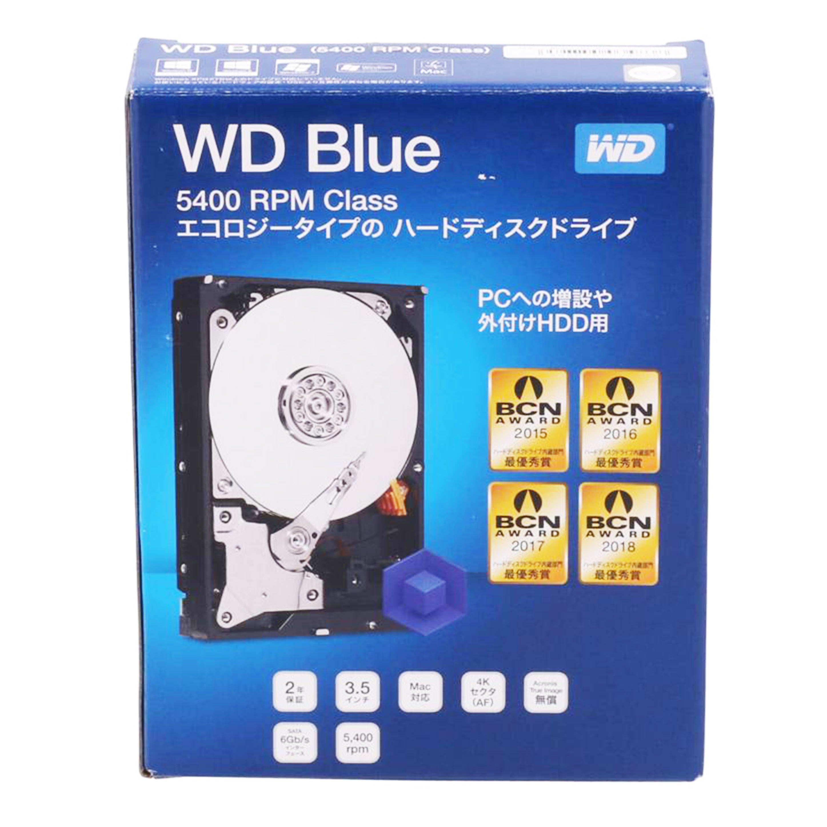 Western　Digital　WD ウエスタンデジタル　/内蔵HDD　4TB/WD40EZRZ-RT2//WCC7K1YHVJS6/Sランク/67