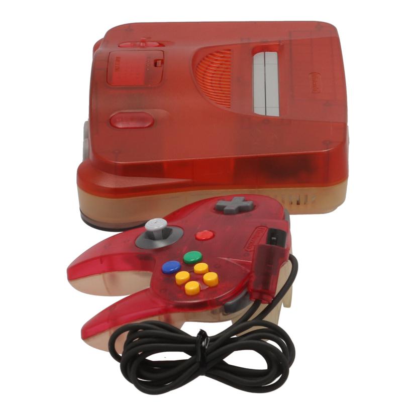 NINTENDO 任天堂 ニンテンドー　/NINTENDO　64　本体　クリアレッド/NUS-001//NUJ15632614/Bランク/01