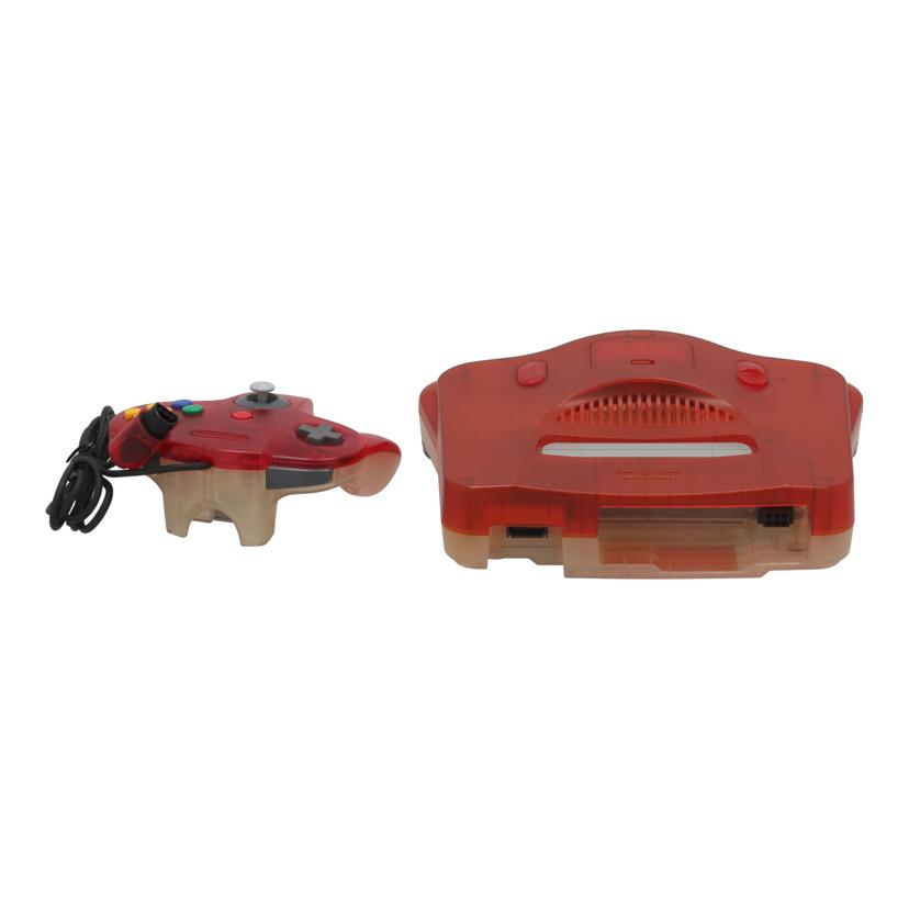 NINTENDO 任天堂 ニンテンドー　/NINTENDO　64　本体　クリアレッド/NUS-001//NUJ15632614/Bランク/01