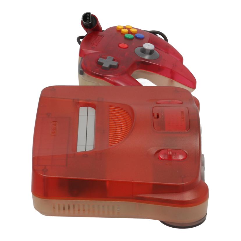 NINTENDO 任天堂 ニンテンドー　/NINTENDO　64　本体　クリアレッド/NUS-001//NUJ15632614/Bランク/01