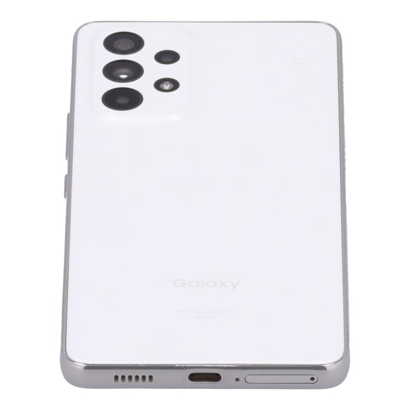 SAMSUNG　au サムスン　/スマートフォン／Galaxy　A53　5G/SCG15//R5CT50BXTCA/Bランク/78