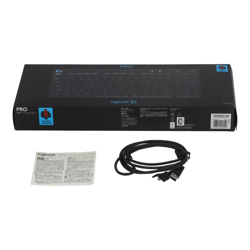 Logicool ロジクール　/ゲーミングキーボード／PRO/G-PKB-002LN //2344MR134EA8/Bランク/85