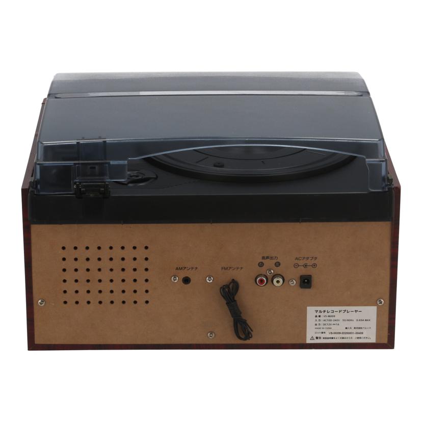 VERSOS ベルソス　/レコードマルチオーディオプレーヤー/VS-M009//2020053100456/Bランク/70