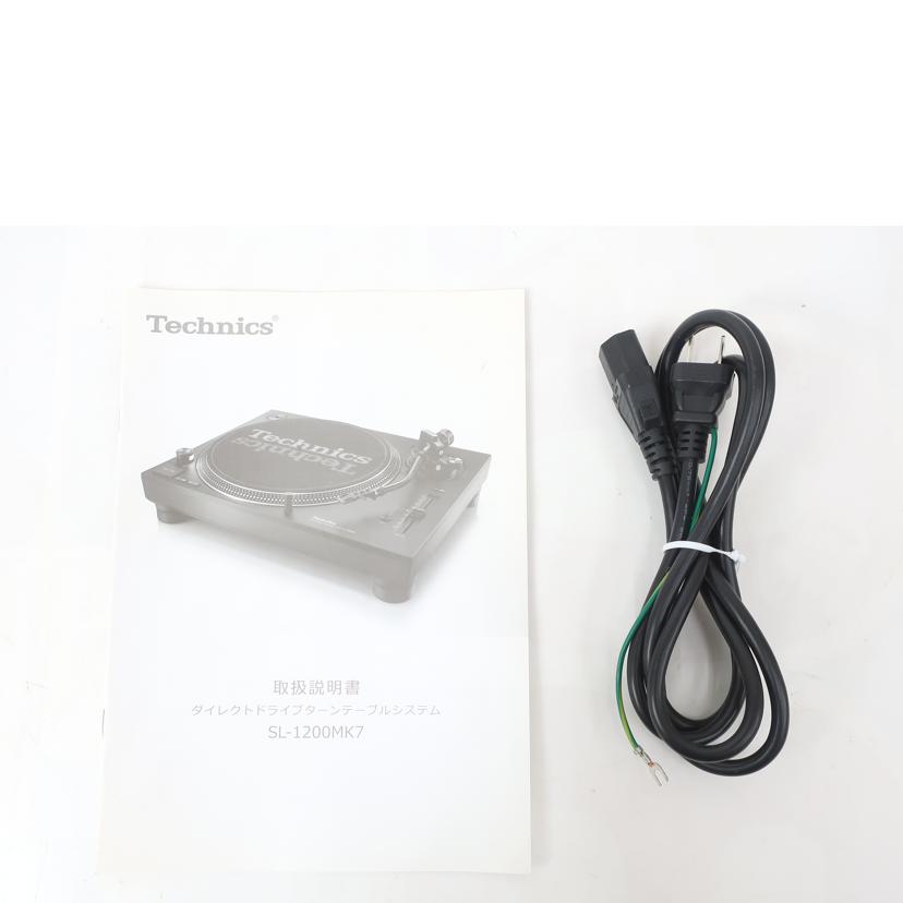 Technics テクニクス/ターンテーブル/SL-1200MK7//GM1SA001092/Bランク/65