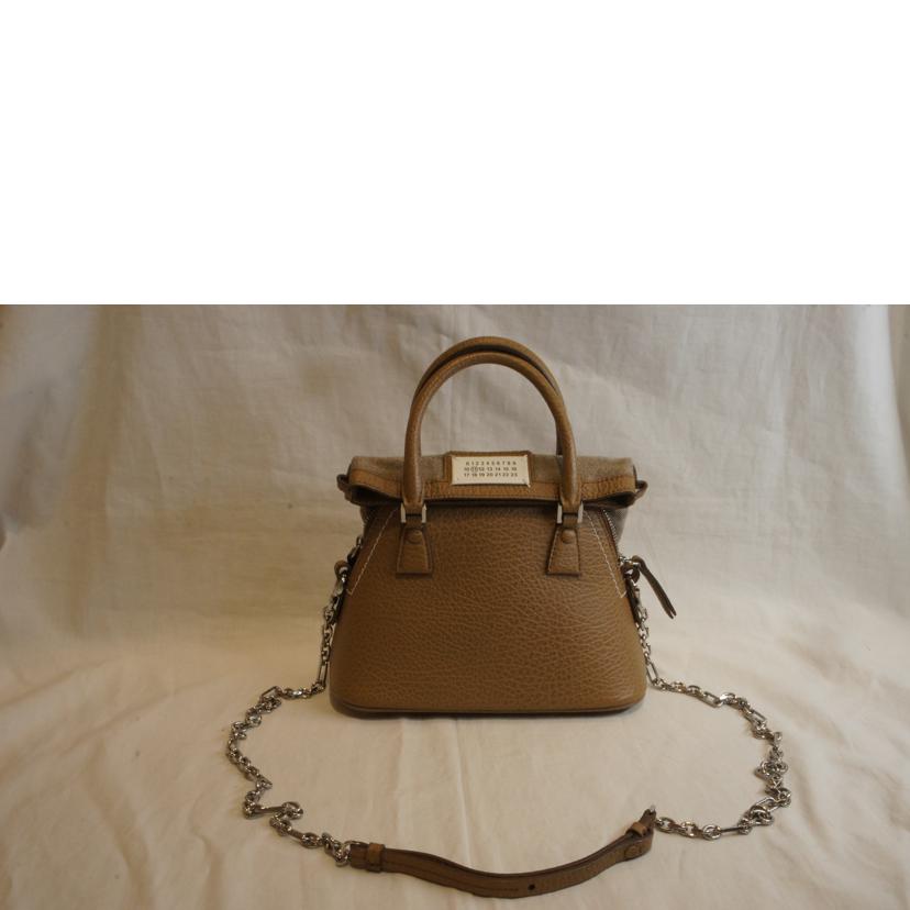 Maison　Margiela メゾンマルジェラ/5ACマイクロショルダーバッグベージュ/S56WG0081//Aランク/92