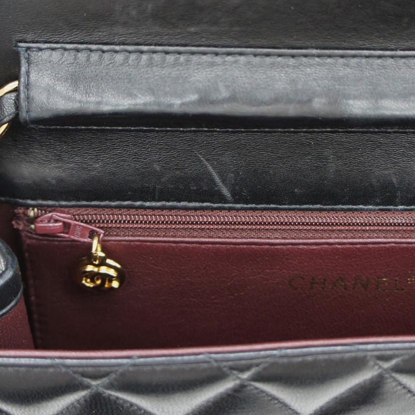 CHANEL シャネル/マトラッセ／ラムスキン／シングルチェーン／ショルダーバッグ／ブラック/A03570//605****/Aランク/18